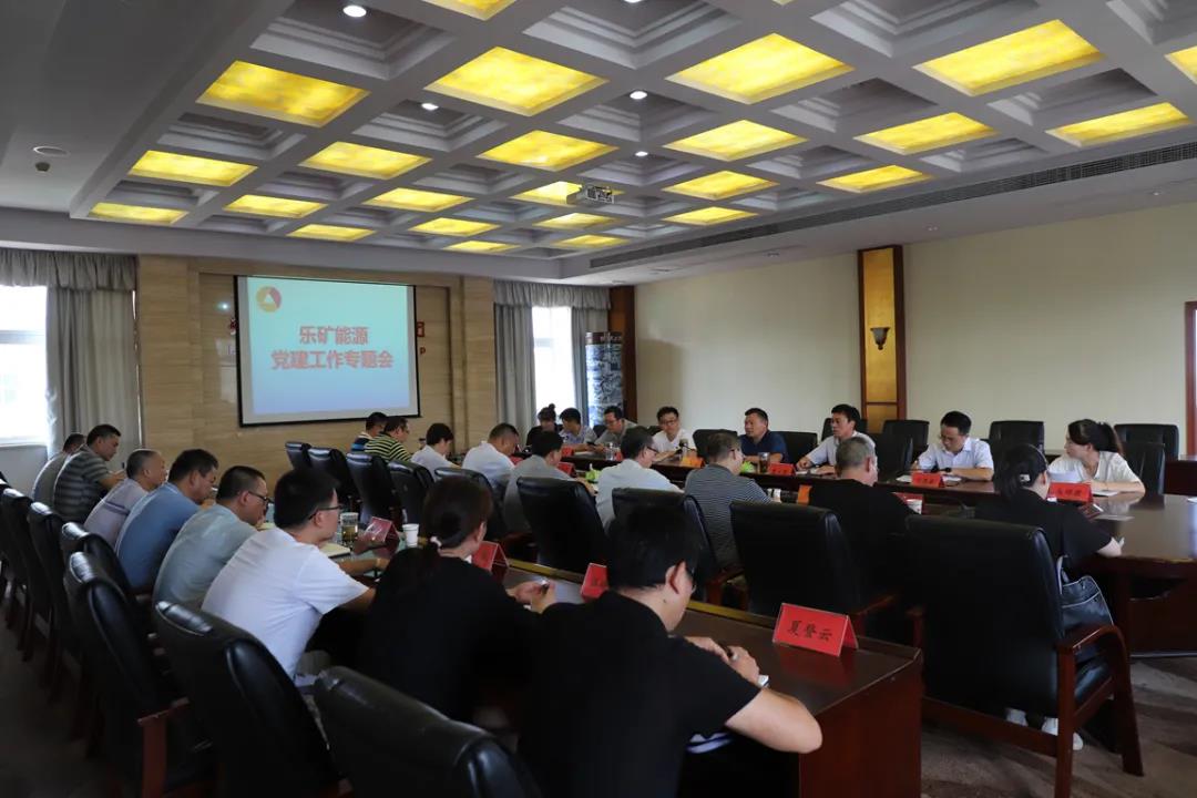 乐矿能源召开党建工作推进会