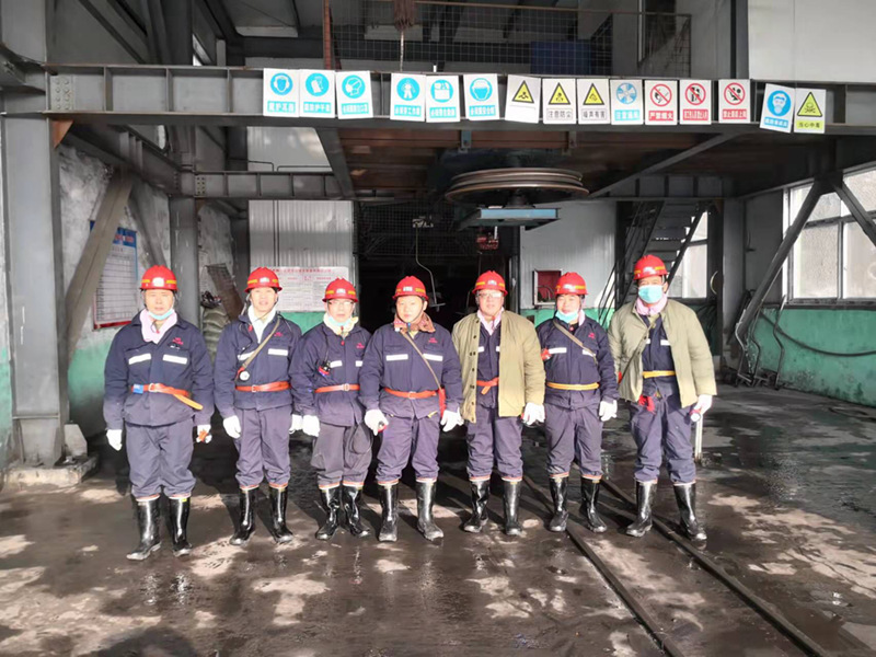 蔡正华到陕西狮山能源煤业检查指导工作