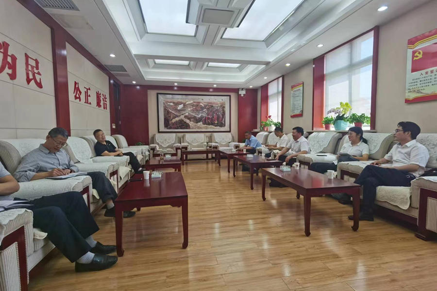 蔡正华到陕西红石岩煤矿项目部检查指导工作