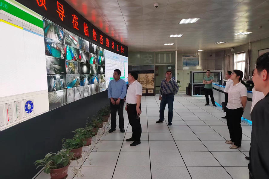 蔡正华到陕西红石岩煤矿项目部检查指导工作