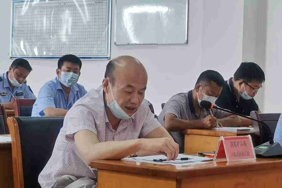 鸣西煤矿开展水害事故救援应急演练