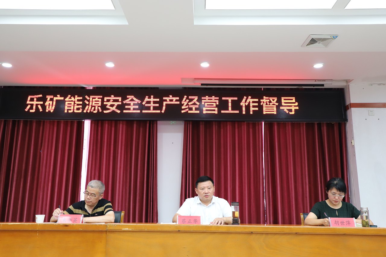蔡正华到鸣西矿井督导安全生产经营工作