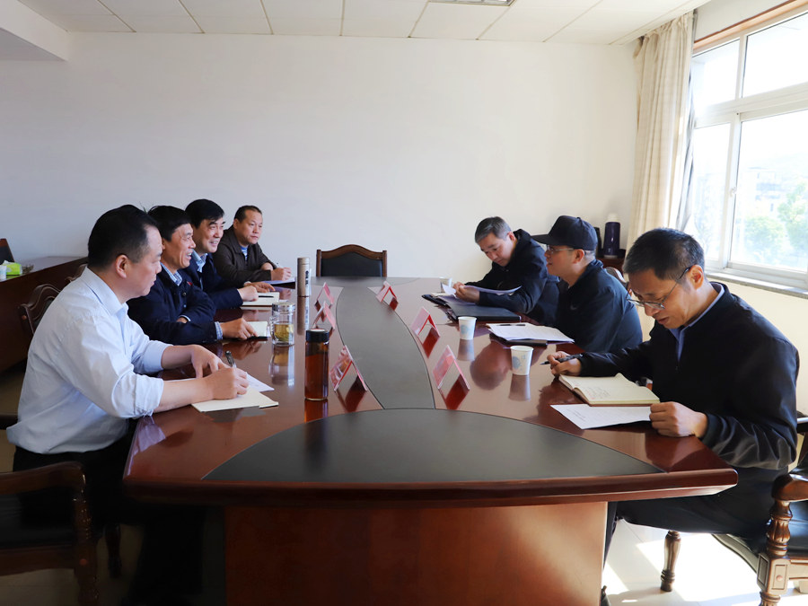 景德镇市委政法委第三督导组深入乐矿能源 督导党的二十大期间安全稳定工作