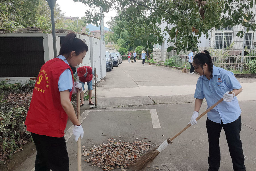 乐矿能源总部开展党员志愿者义务劳动