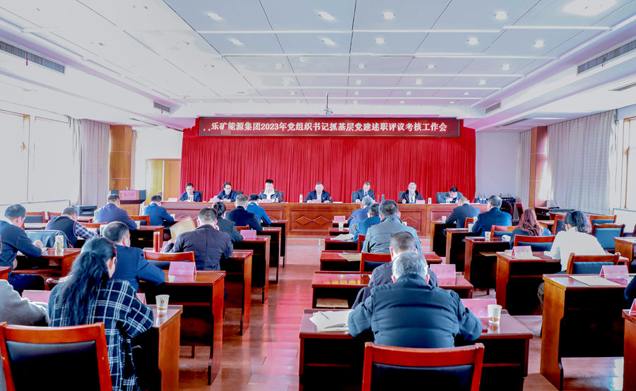 乐矿能源集团党委召开党组织书记抓基层党建工作述职评议会