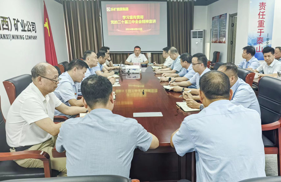 蔡正华在（山西）矿业宣讲党的二十届三中全会精神