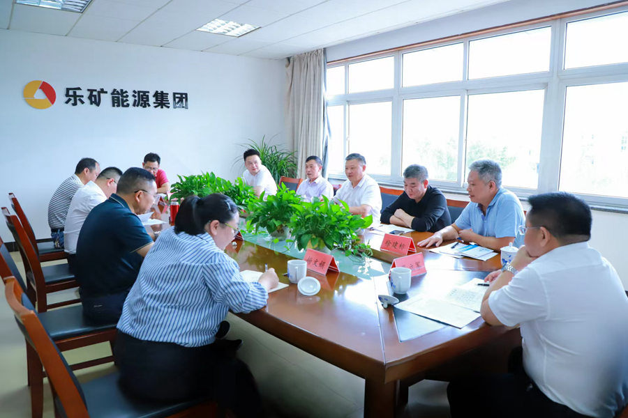 乐矿能源集团专职董事开展安全生产经营调研