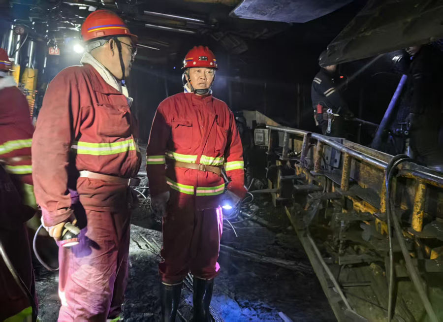 蔡宝家深入（山西）矿业调研督导工作